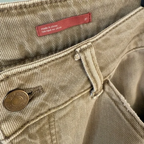 Anthropologie - Patchwork Beige Jeans - Picture 2 of 8